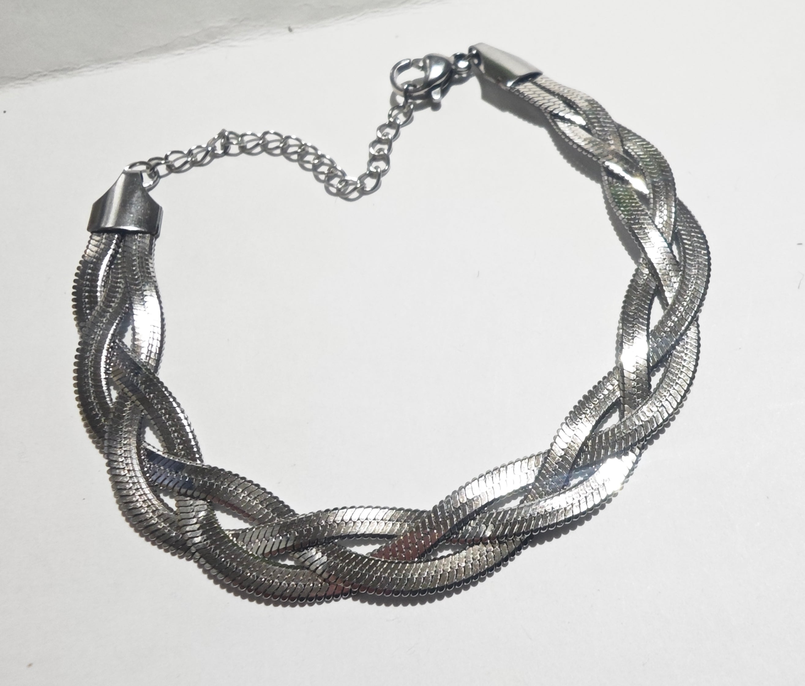 Pulsera planchada trenzada