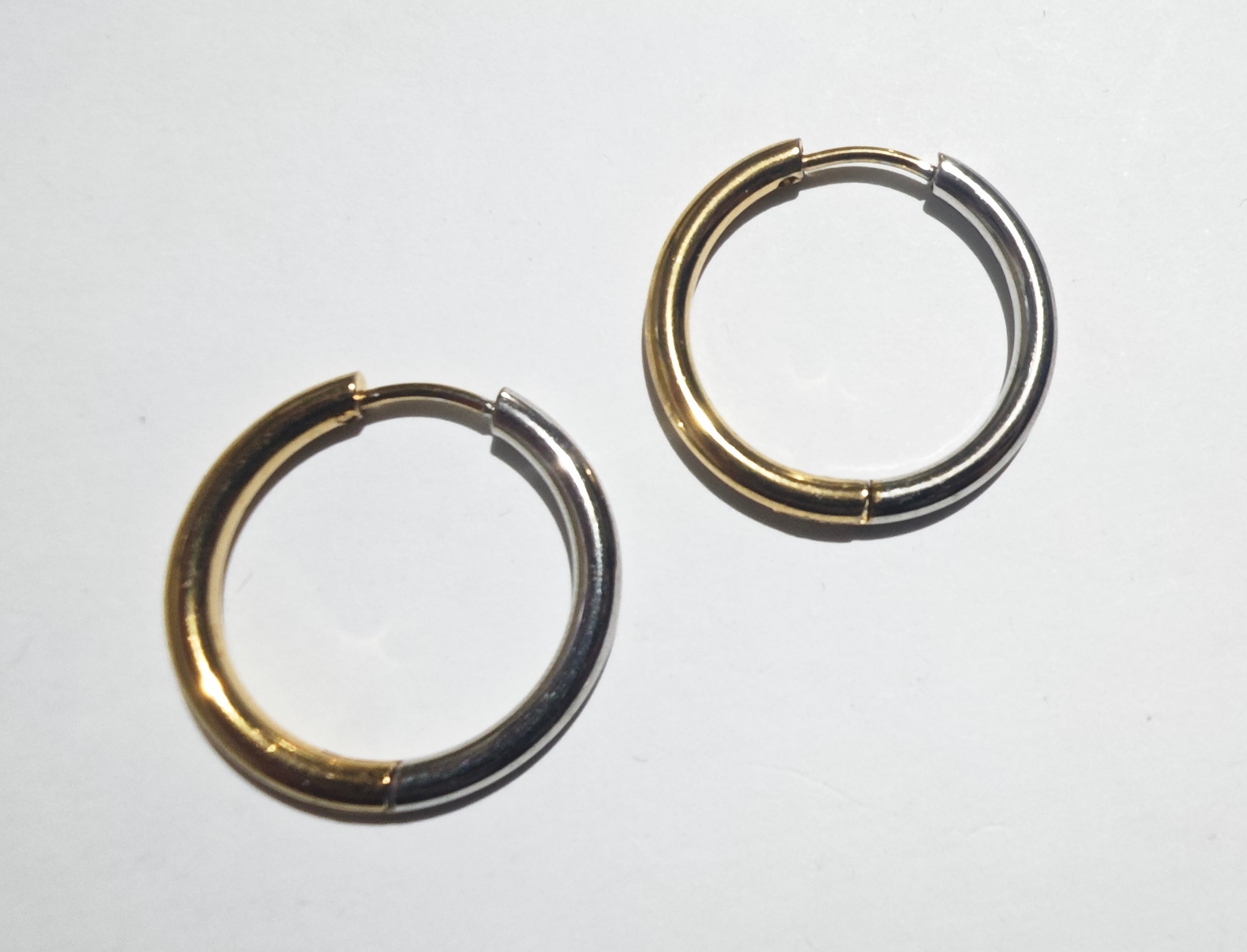 Arracada circular combinada